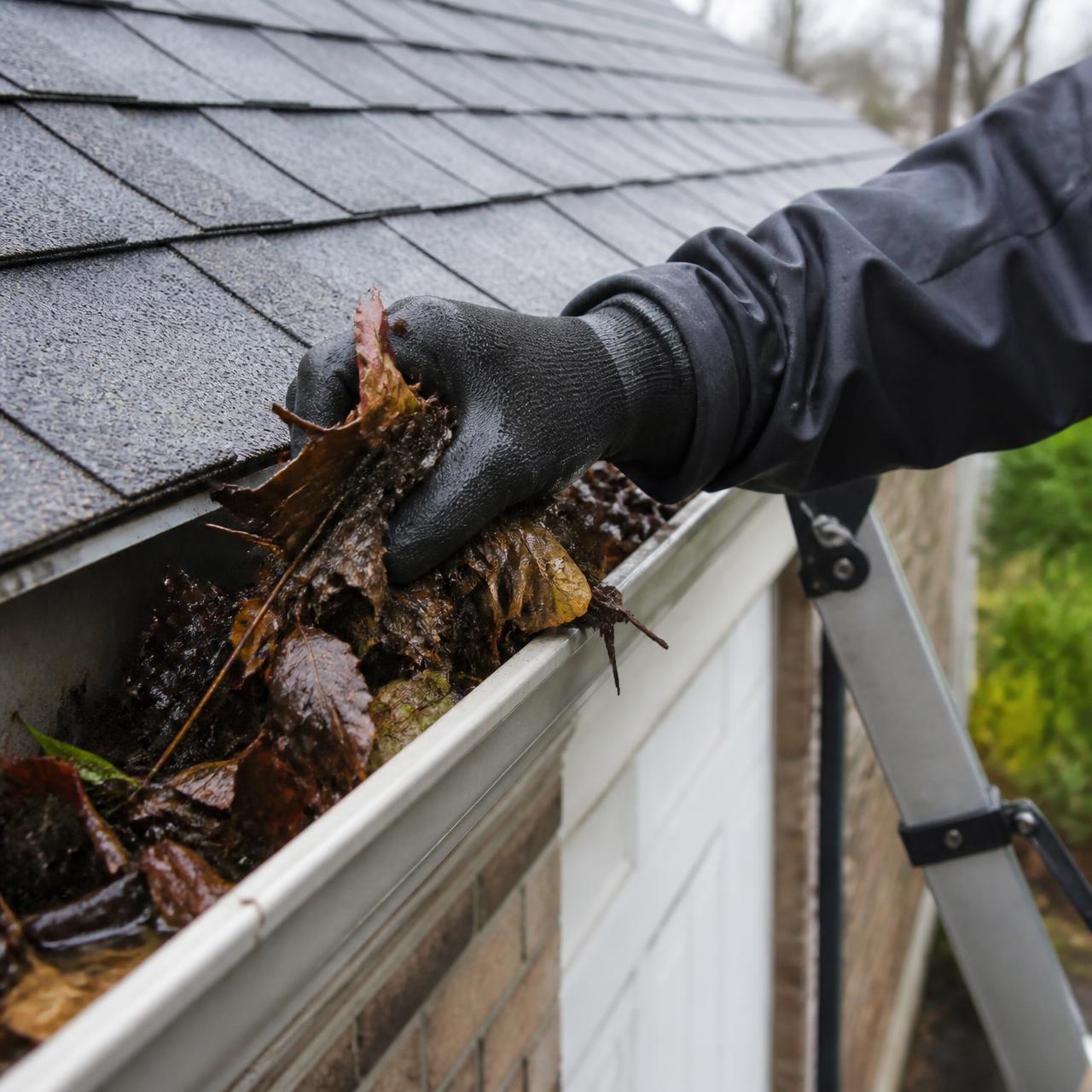 Gutter Cleaning — Eavestrough hand-clear